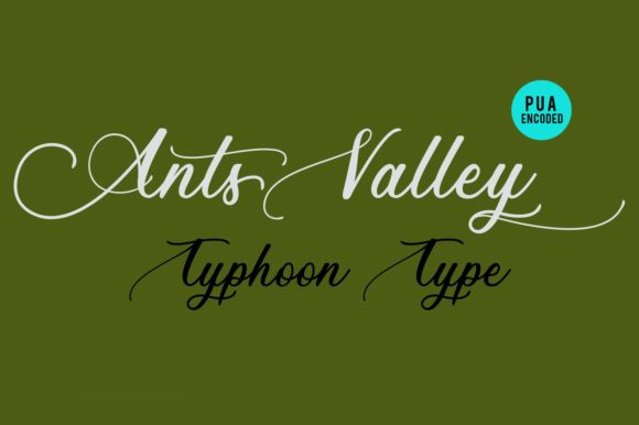 Ants Valley Script Font for Handmade Creations