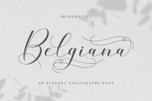 Belgiana: Elevating Your Campaign with a Modern Script Font