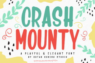 Crash Mounty: A Playful Font for Web Design