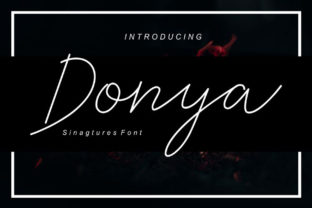 Donya: A Sweet Handwritten Font for Branding Projects