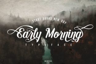 Early Morning: A Script Font for Editorial Elegance