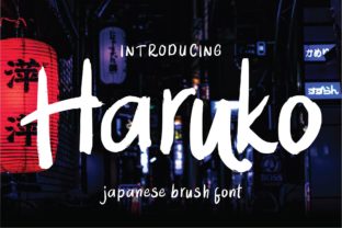 Haruko: A Modern Script Font for Professional Branding