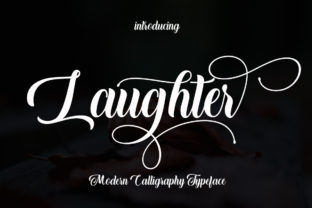 Laughter: A Script Font for Editorial Elegance