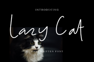 Lazy Cat: A Versatile Script Font for Editorial Design
