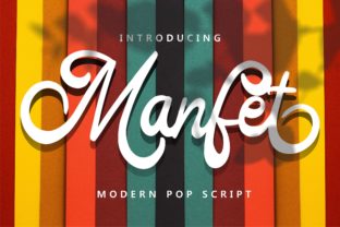 Manfet Script Font for Handmade Creations