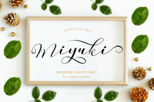 Miyuki Handwritten Font for Craft Creations