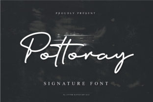 Pottoray: A Modern Script Font for Contemporary Branding