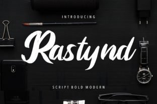 Rastynd: A Bold Script Font for Modern Editorial Design