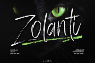 Zolanti: A Handwritten Font for Bold Editorial Design
